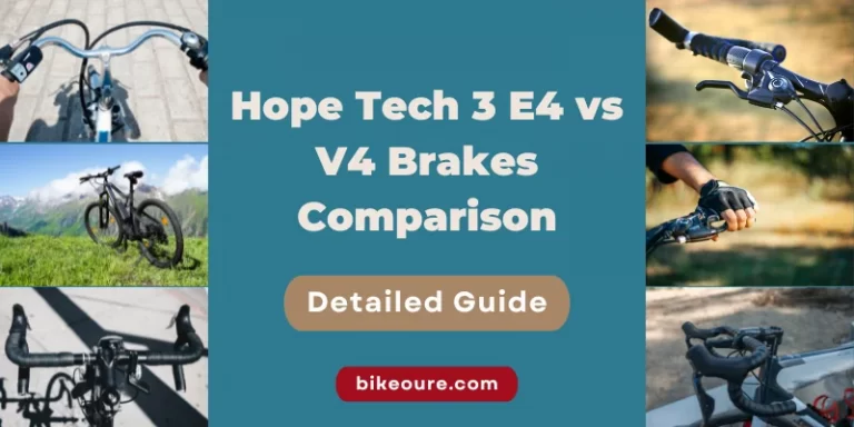 Hope Tech 3 E4 vs V4 Brakes Comparison